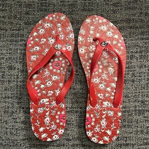 Coach Red Sandal size 7/8